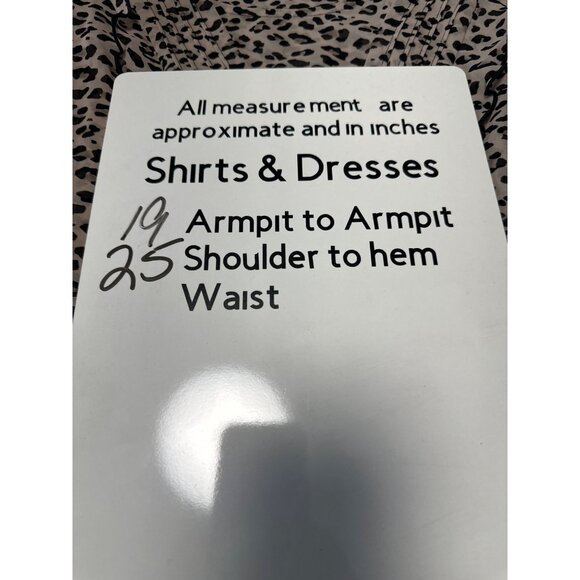 CAbi #3612 "Flutter Blouse" Cheetah Print Two-Piece Tops Women's Size M - Picture 8 of 8